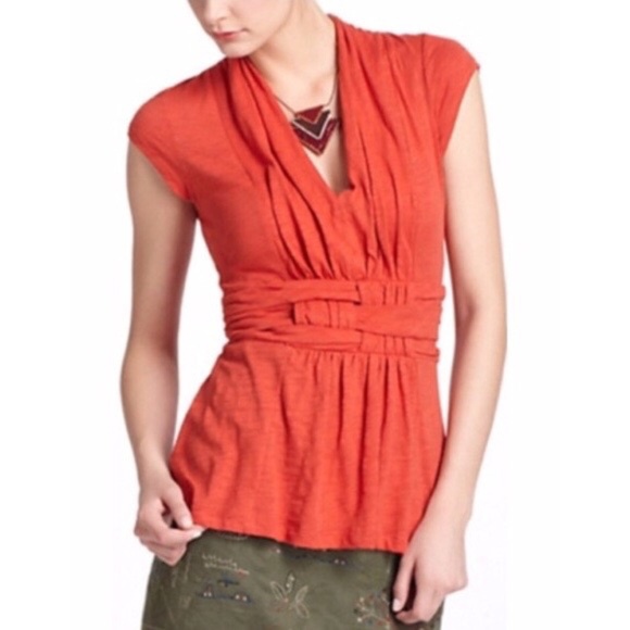 Anthropologie Tops - NWT Anthropologie Postmark Basketweave Tee Large
